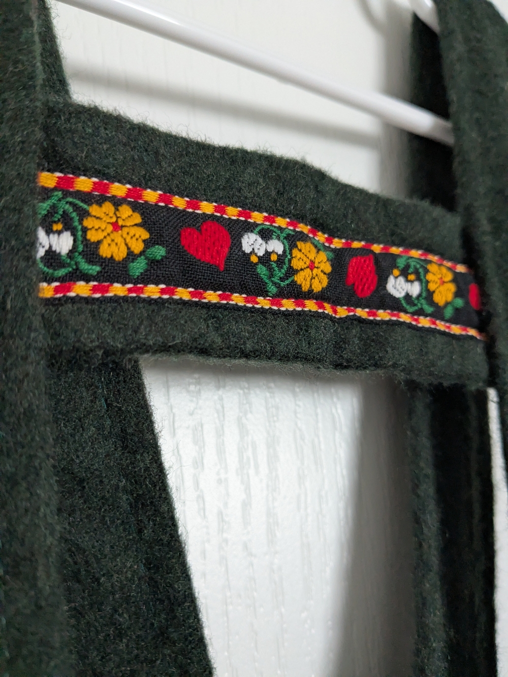 Boys Wool Dark Green Bavarian Costume Toddler 4 - Picture 3 of 6